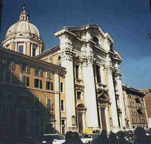 Exterior of the Basilica of St. Charles Borromeo